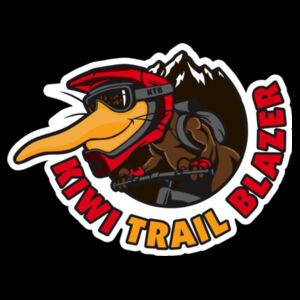 Kiwi Trail Blazer - Women's Relax 320gsm Zip Hoodie Design
